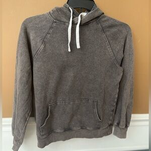 SO Women’s Grey Burnout Hoodie Sweatshirt Size Medium